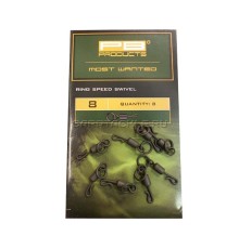 Вертлюг с кольцом и быстросъемом PB Products Ring Speed Swivel №8