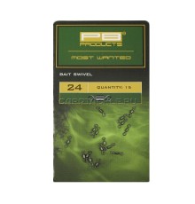 Мини вертлюг PB Products Bait Swivel №24