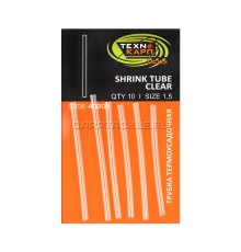 Термоусадочная трубка TEXNOKARP прозрачная d 1.5 10шт