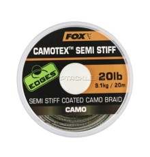 Поводковый материал Fox Camotex Semi Stiff 20lb