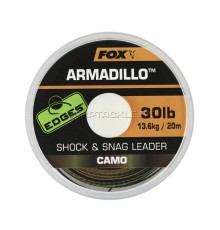 Шок лидер / поводковый материал Fox Edges Camo Armadillo Shock & Snag Leader