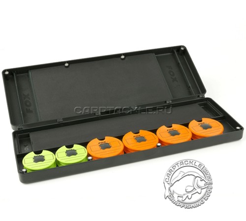 Магнитная поводочница с дисками Fox F-Box Magnetic Disc & Rig Box System