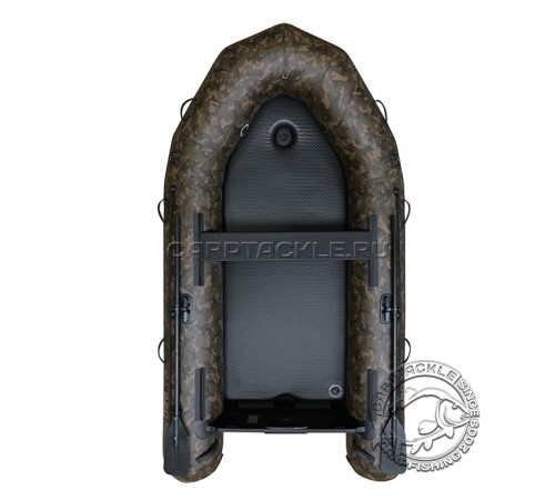 Лодка надувная Fox 3.2m Camo Inflable Boat Air Deck Black