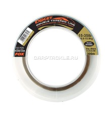 Леска монофильная c конусным шок-лидером Fox Exocet® Double Tapered Trans Khaki 