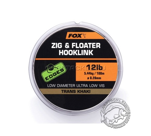 Поводковый материал монофильный Fox Edges Zig & Floater Hooklink