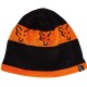 Шапка Fox Black & Orange Beanie