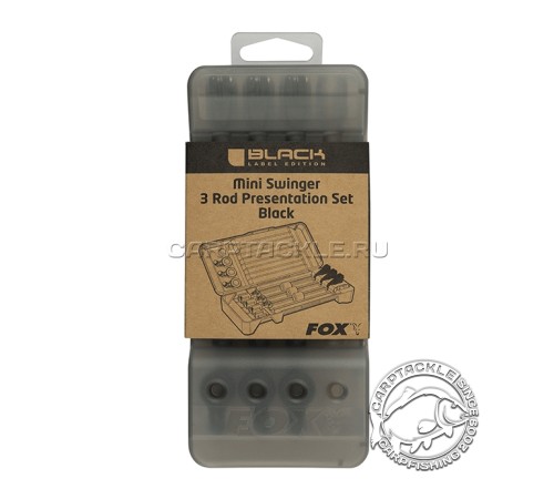Набор механических сигнализаторов Fox Black Label Mini Swinger 3 Rod Set