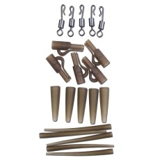 Набор для оснасток Gardner Covert Clip Kit Session Pack C-THRU BROWN 5шт