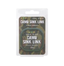 Поводковый материал ESP Camo Sink Link Green (Зеленый) 10m 20lb