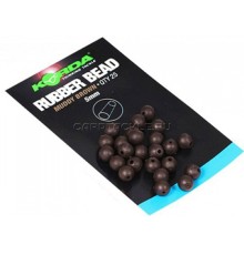 Бусина резиновая Korda Rubber Bead Brown 5mm