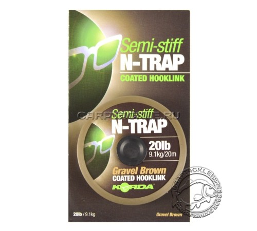 Поводковый материал Korda N-TRAP Semi-stiff 
