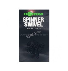 Вертлюг с кольцом и быстросъемом Korda Spinner Ring Swivel №11