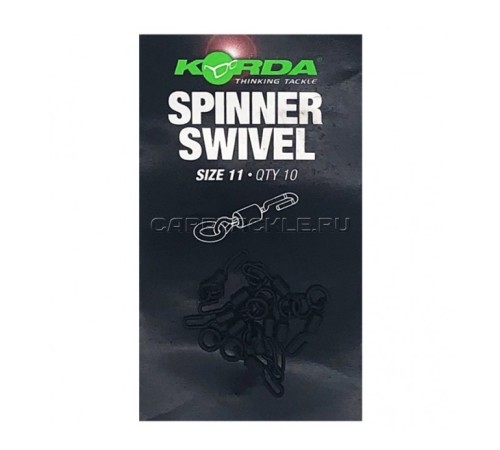 Вертлюг с кольцом и быстросъемом Korda Spinner Ring Swivel №11