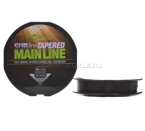 Леска коническая Korda Subline Tapered Mainline