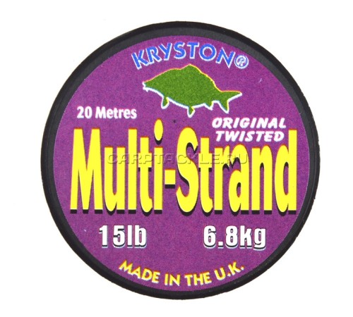 Поводковый материал KRYSTON MULTI-STRAND Original Twisted 15lb 20м