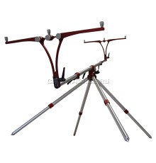 Род-под на четыре удилища Meccanica Vadese Technick 4 Rods Steel / Red