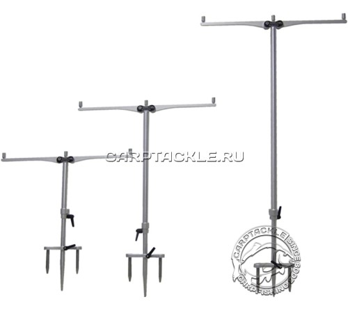 Подставка на 3 удилища Meccanica Vadese NICKETTO 50см Silver