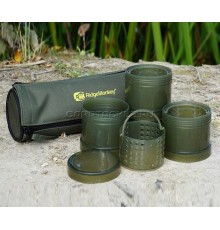 Компактный набор баночек для насадок в чехле Ridge Monkey Modular Hookbait Pots