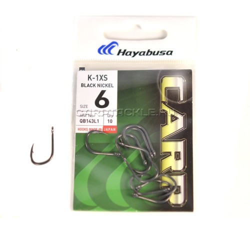 Крючки карповые c тефлоновым покрытием Hayabusa К-1 XS