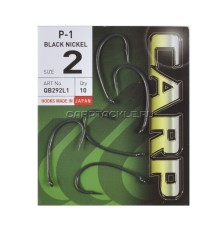 Крючки карповые с тефлоновым покрытием размер №2 Hayabusa P-1