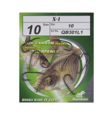 Крючки карповые c тефлоновым покрытием Hayabusa X-1