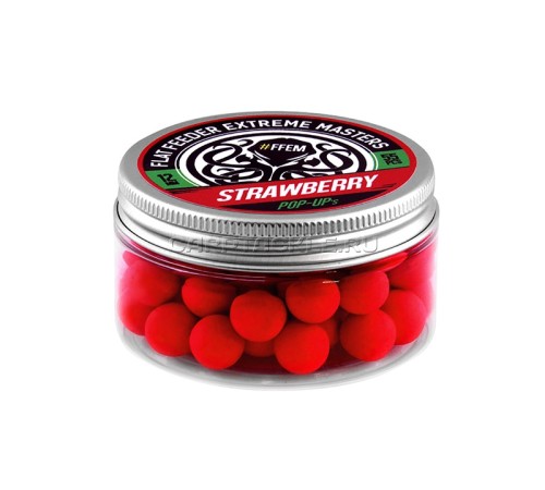 Плавающие бойлы FFEM Pop-Ups Strawberry
