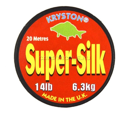 Поводковый материал Kryston SUPER-SILK 14LB 20m