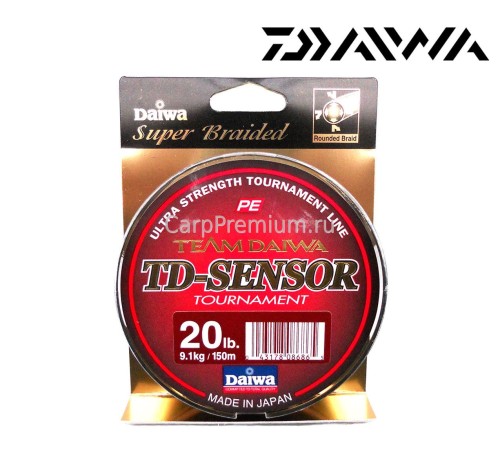 Шнур плетеный Daiwa Sensor Tournament Braided 15lb 150m