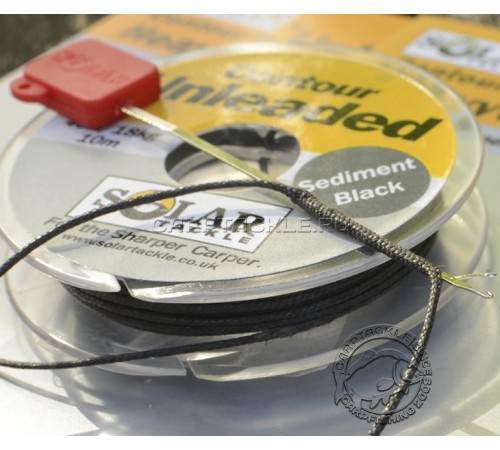 Противозакручиватель-ледкор SOLAR Spliceable Leader Sediment Black 80lb 10m