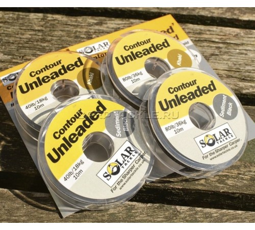 Противозакручиватель-ледкор SOLAR Spliceable Leader Sediment Black 80lb 10m