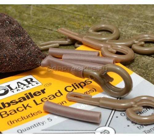 Клипсы зеленого цвета для заднего грузила Solar Absailer