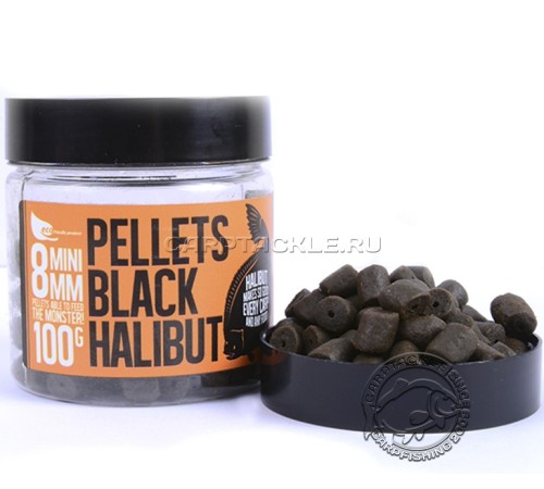 Насадочный пеллетс FFEM Hookbaits Pellets Black Halibut