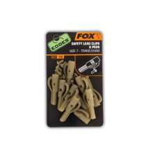 Безопасная клипса с фиксатором Fox EDGES Lead Clip + Pegs size7