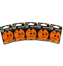 Готовые стандартные поводки для чод-риг Fox Edges Standard Chod Rig Barbed 25lb Size 6