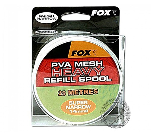 ПВА сетка Fox PVA Mesh Fine Refill Spool Wide 35mm/10м