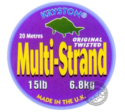 Поводковый материал KRYSTON MULTI-STRAND Original Twisted 15lb 20м