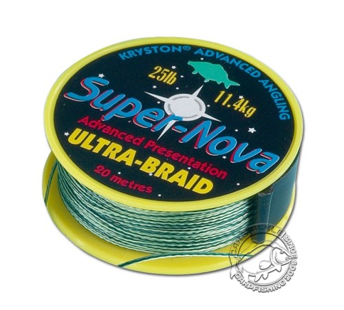 Поводковый материал Kryston Super Nova Camou Ultra Braid 25lb