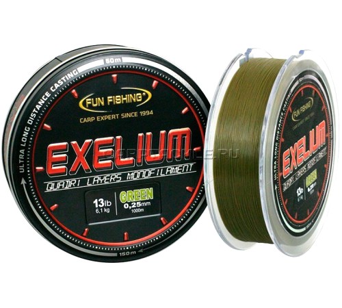 Леска монофильная Fun Fishing Excelium Green