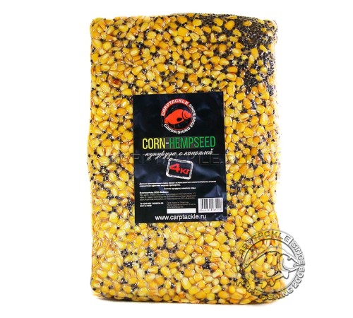 Кукуруза с коноплей Carptackle Corn-Hempseed